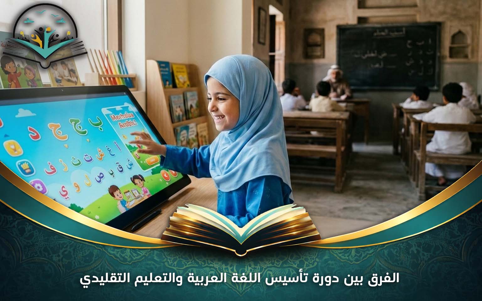 الفرق بين دورة تأسيس اللغة العربية والتعليم التقليدي